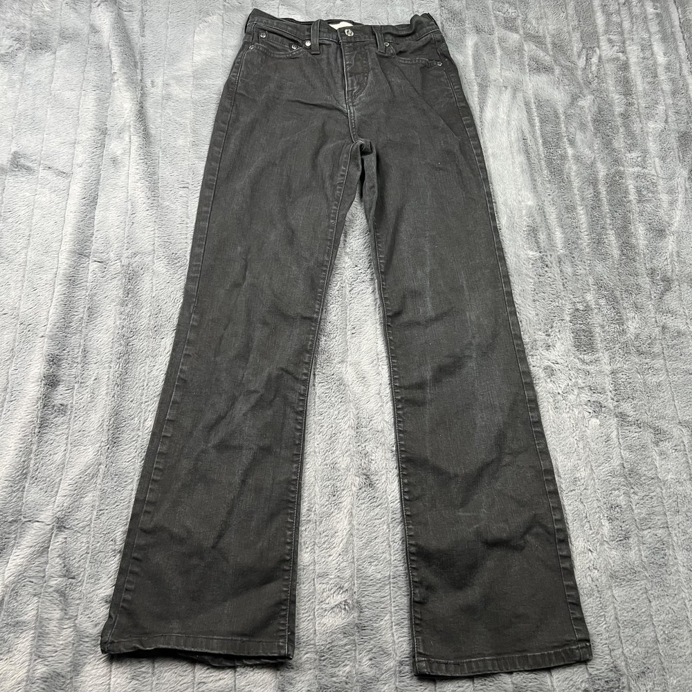 Levi's Jeans Womens 4 Black Perfectly Slimming Bootcut 512 Slim Stretch Denim